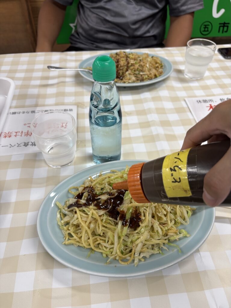 どろソースでいただく