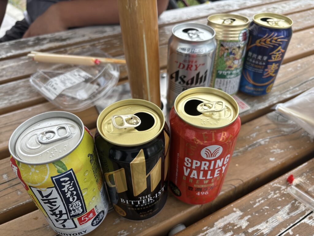 ビールがうまい