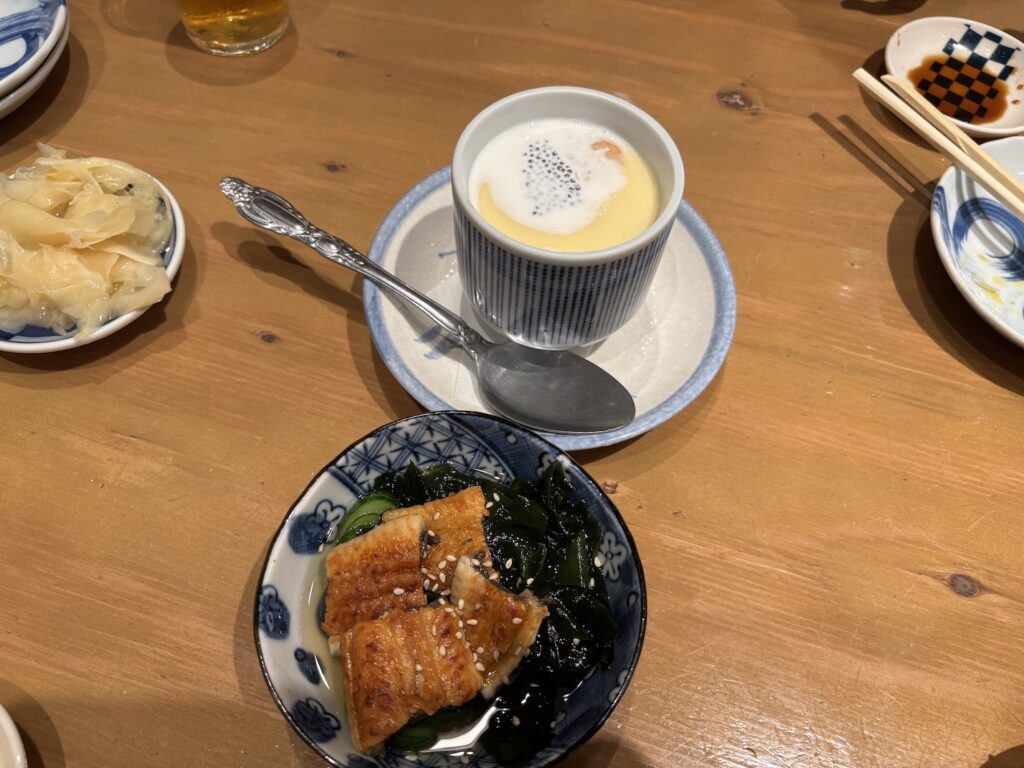 ウザくと茶碗蒸し