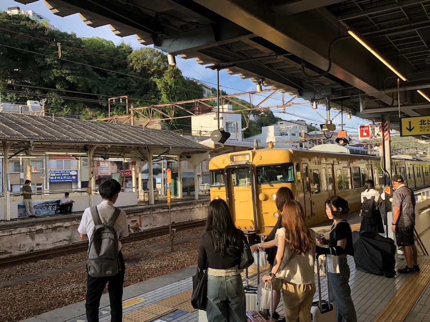 輪行で尾道から三原に移動