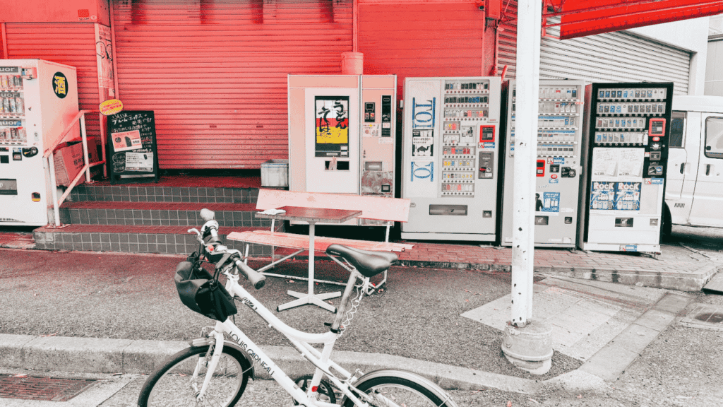 レトロうどんそば自販機