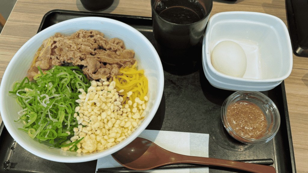 吉野家牛玉スタミナまぜそば