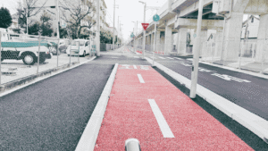 阪神芦屋駅から魚崎までの自転車道