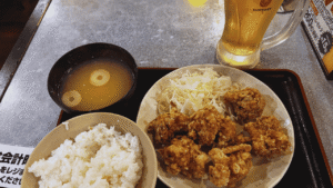 勝男で残念な定食